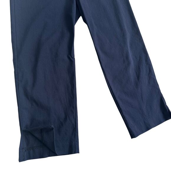 Elliott Lauren On Trend Sz 2 High Rise Capris Navy Blue Stretch Pull On Pants - Picture 4 of 7